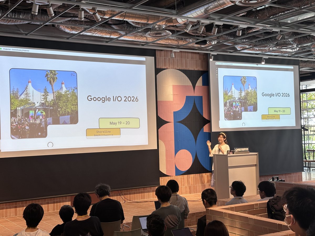 kakino_hasushi's tweet photo. IOE Osaka ใฎ Track A ใฎๅธไผใใฆใพใใใใ
#ioextended #gdgkwansai https://t.co/U5wXZmHjLE