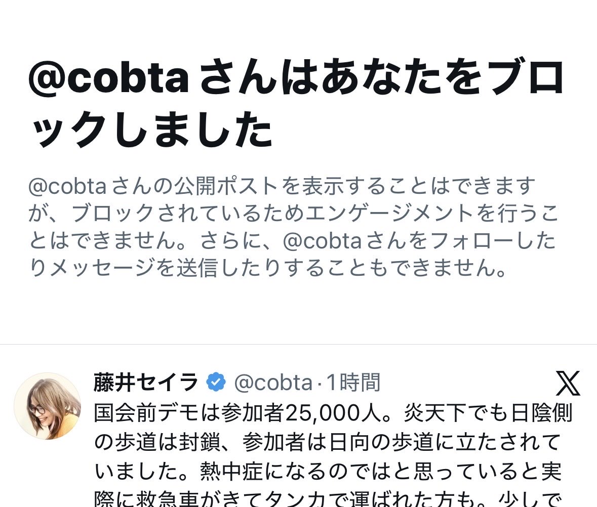 appiyade's tweet photo. @sxzBST 自分も藤井セイラにブロックされてるし笑 https://t.co/jq9UxMjmxw