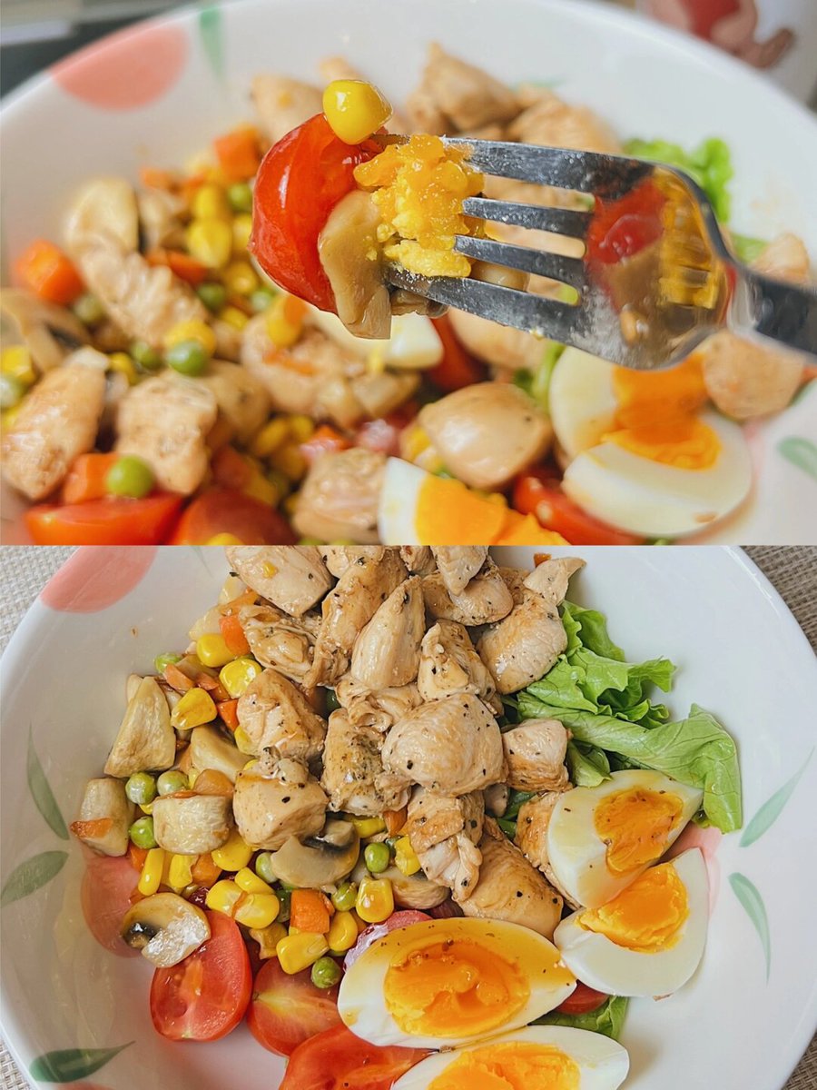 munsb96346256's tweet photo. Quick u0026 easy 5-minute low-carb lunch: grilled chicken strips + mixed greens + cherry tomatoes + a drizzle of olive oil. Perfect for your fat loss journey! https://t.co/x7Ja5Jmz7e