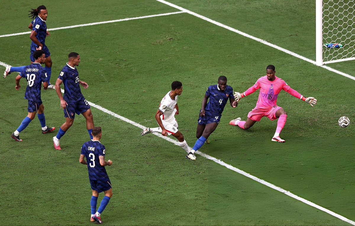 jvicwills's tweet photo. and this is how jude bellingham started and ended his world cup campaign 😮‍💨 https://t.co/yqwKH9qf7E