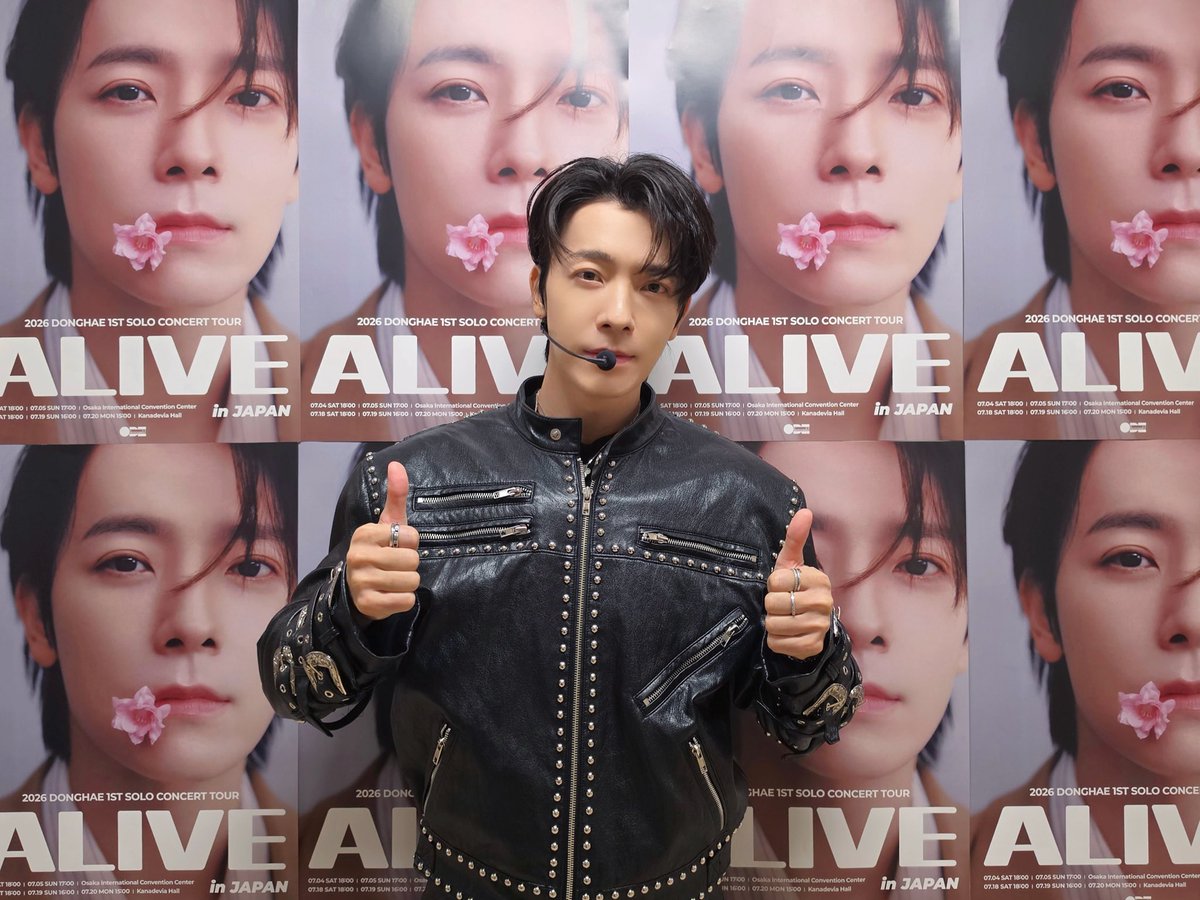 leigh1381's tweet photo. 📸 2026.07.18 & 19 (KST) FROMM Update: DONGHAE

“[📸 for &]
20260618 & 19

2026 DONGHAE 1ST SOLO CONCERT TOUR [ALIVE] in TOKYO Day 1 & 2”

#SUPERJUNIOR #슈퍼주니어 
#SuperJuniorDnE #슈퍼주니어DnE
#동해 #DONGHAE @donghae861015
@SJ_DnE_official @SJ_DnE_JP
#오드엔터테인먼�� #ODE엔터테인먼트
#애니 #ANNIE @SJofficial 
@muchie05 @lei1381 #Rocket 🚀
#Donghae1stSoloAlbum #ALIVE
#HAErise #해떴네 #TheSunHasRisen

🙇‍♀️ follow us ✅
☀️🐶@leigh1381 
🌙🐰@muchie05 
💙🧝‍♀️@lei1381🐤🦚🐱🐼🐰🐶🦄🦒🐧

💙