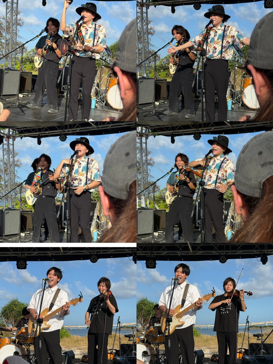 hibiki115_wtjg's tweet photo. #CLOUD9BEACHFESTIVAL2026
#Teechi
夕方とはいえまだまだ灼熱のビーチ🏖️
さらに熱を帯びるようなかっこいいステージにして会場を盛り上げたTeechi😊
いつ会いに行っても、元気もらえるし
楽しい✨
一体感がすごいから、絶対に生で見てほしいバンド！
隼人のフリースタイルも大好きでそのまま使う笑 https://t.co/vJpLuIK8MU