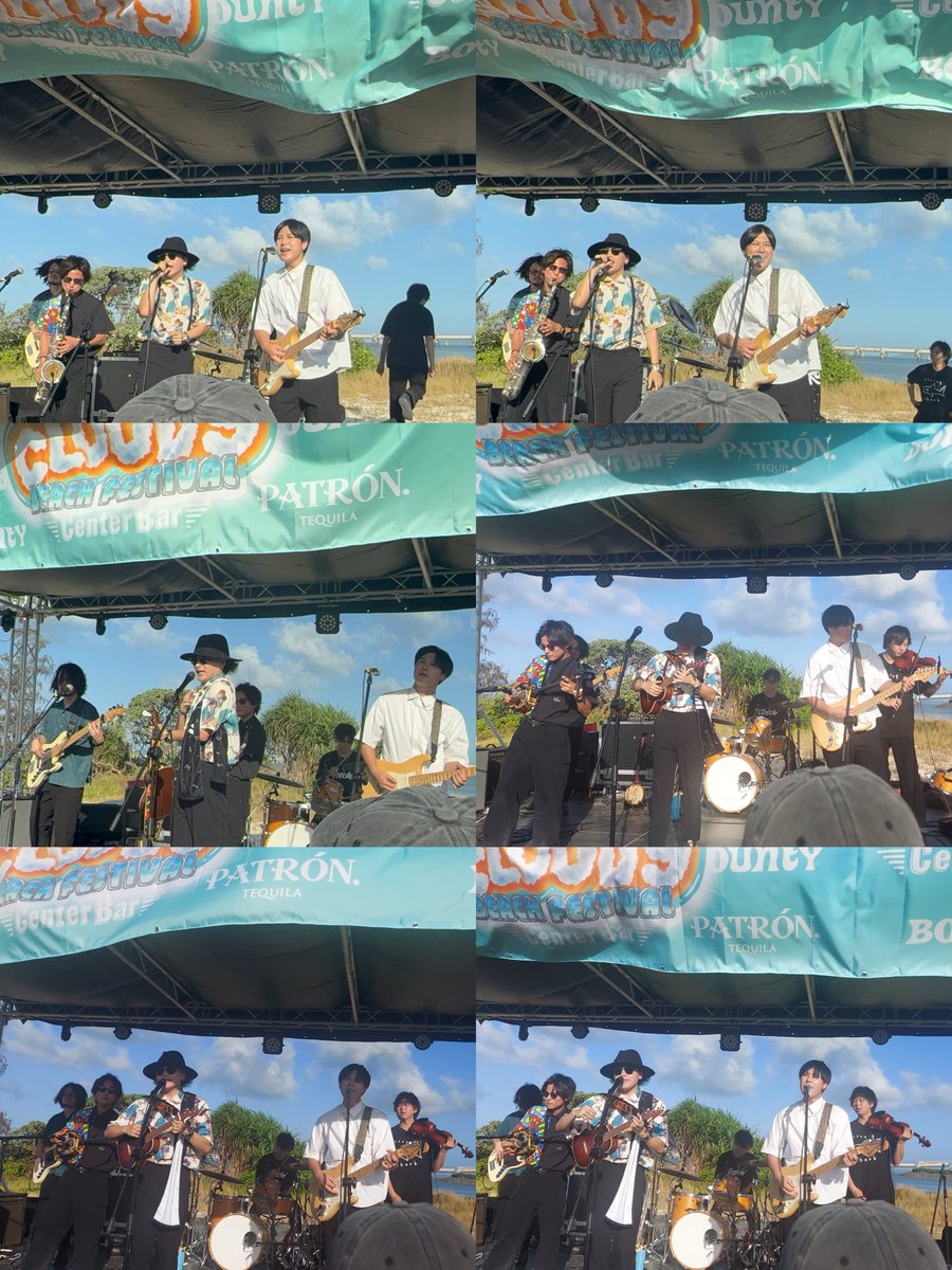 hibiki115_wtjg's tweet photo. #CLOUD9BEACHFESTIVAL2026
#Teechi
夕方とはいえまだまだ灼熱のビーチ🏖️
さらに熱を帯びるようなかっこいいステージにして会場を盛り上げたTeechi😊
いつ会いに行っても、元気もらえるし
楽しい✨
一体感がすごいから、絶対に生で見てほしいバンド！
隼人のフリースタイルも大好きでそのまま使う笑 https://t.co/vJpLuIK8MU