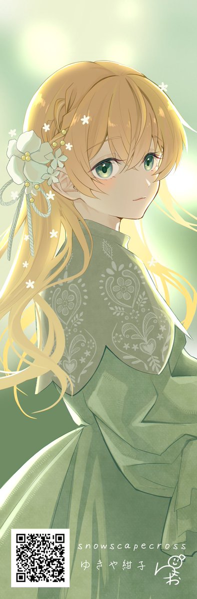 snowscapecross's tweet photo. 関西コミティア77で無配する予定の、しおりのイラスト、片面を描きました https://t.co/41zoqZLq7H
