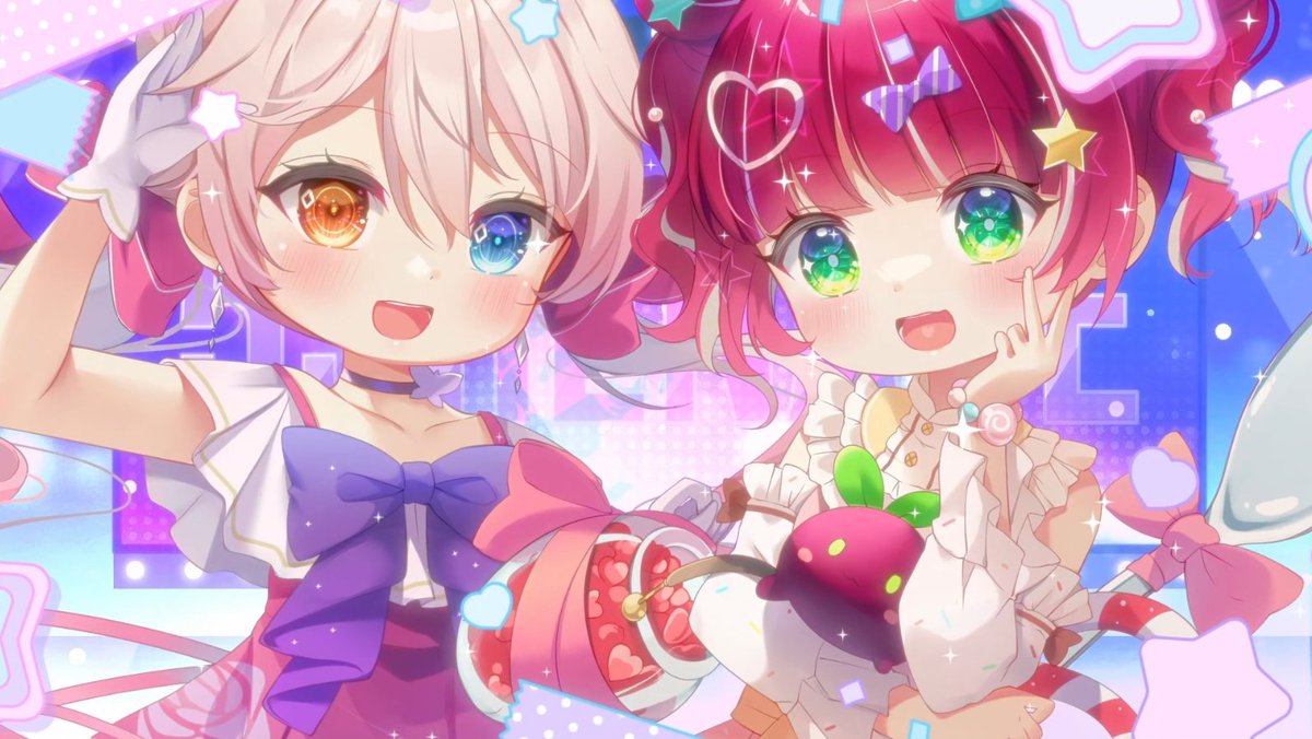 DeremKado's tweet photo. Thank you for listening to 可愛くてごめん / Kawaikute Gomen Cover!!
https://t.co/6iv8Hhfgec

Vocals: Derem Kado &amp; @NagisaArcinia

Chara. Illust: https://t.co/StZecCqJdv

Mascot Illust: https://t.co/JnyGtjUSG3

Mix: https://t.co/5YquM45R9J

BG: https://t.co/GDYFoj12Jz https://t.co/WUhajMlo2M