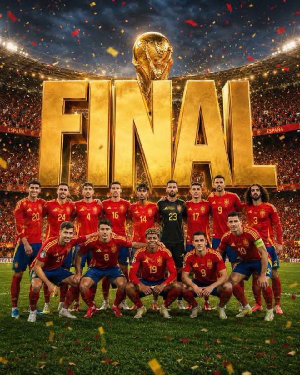 nevzatcicek's tweet photo. Bugün kalbimiz İspanya’yla

Hoy nuestros corazones están con España.

Hoy es el Día de España.
¡Vamos, España!
Saludos desde Turquía; nuestros corazones y oraciones están con vosotros. ¡Viva la amistad turco-española! 
#FifaWordCupFinal 
#Spain  #Türkiye   #Espana https://t.co/nBj2ODbPPF