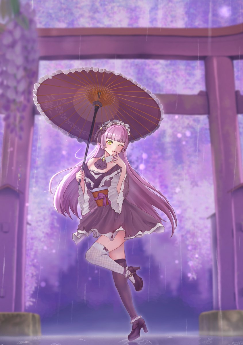 ☔ 結構前から試行錯誤しながら描いてきたイラストが完成しました