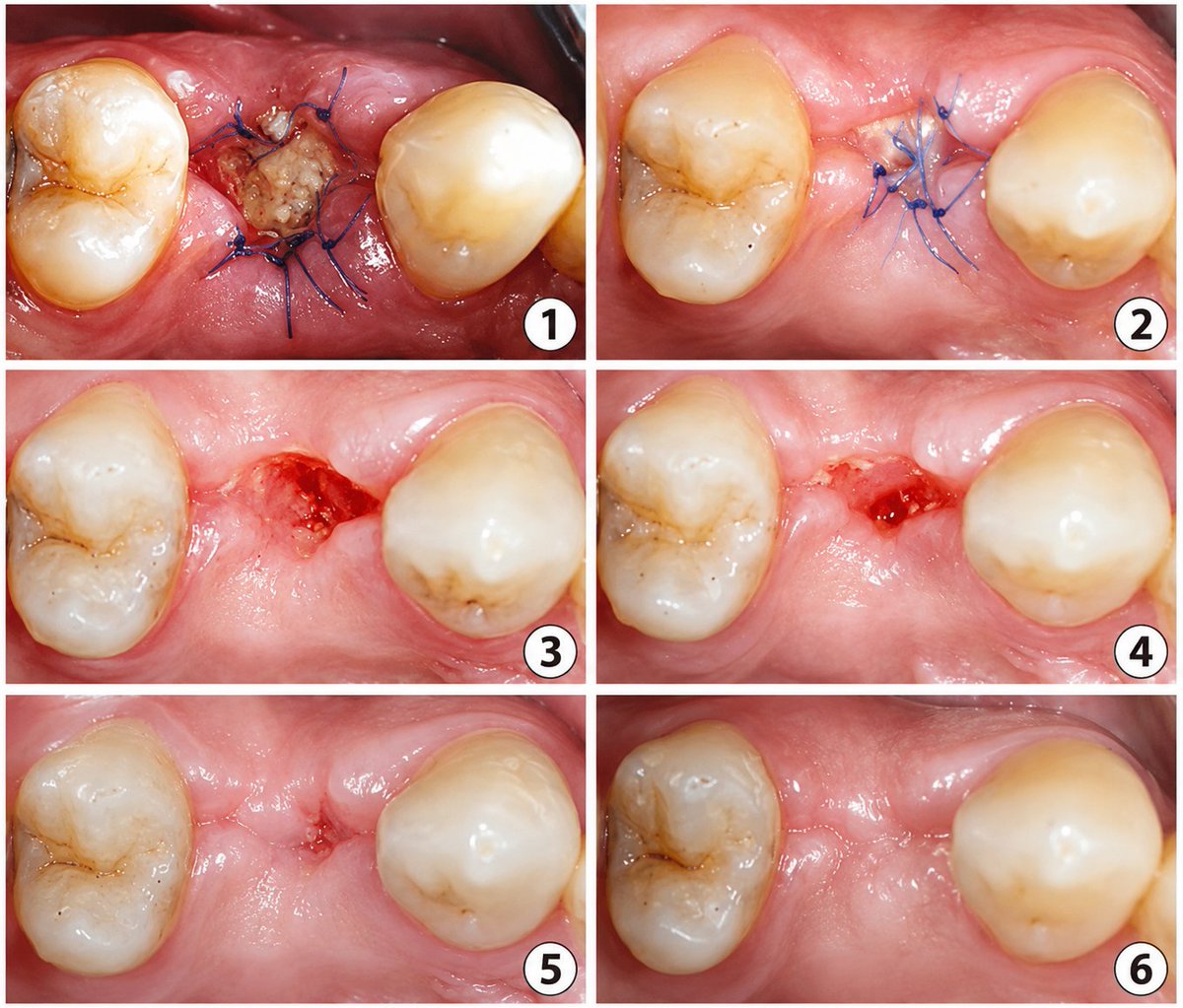 thetooth_dr's tweet photo. Healing After a Tooth Extraction
1. Immediately After Extraction, 2. Early Healing, 3. Initial Tissue Repair, 4. Continued Healing, 5. Advanced Healing, 6. Healed Extraction Site. Remember: Healing times vary from person to person.
#flossdental #thetoothdr #flossboss #tandt https://t.co/5vWkLTgIE1