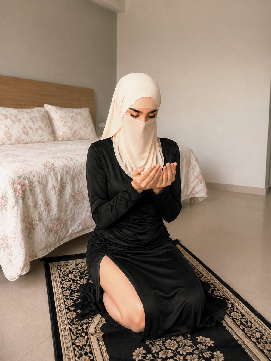 isheennaa's tweet photo. "Grace is silent. Modesty is powerful. Beauty shines brightest through dignity. 🤍✨ #Modesty #Niqab #Faith #Elegance" https://t.co/7Ur9UHc45B
