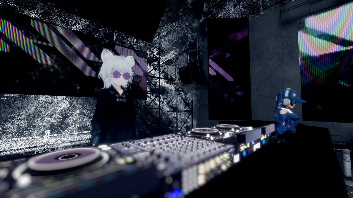 straybeatz's tweet photo. 2nd あしゅみ＆きりまる
@ashu3iii
@kirimaru0312
チルめなgarageからスタート～❄️❄️
 #straybeatz_vrc https://t.co/uOeo4r4a0f