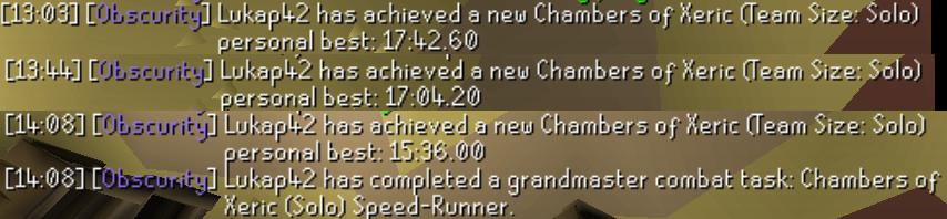 HiImSleepyBeing's tweet photo. "free ca just get vsv crope"
only 20 min of resets outside of the actual raids for a vsv rope+thiev and 2 brew olm https://t.co/bFLWIQnVbv