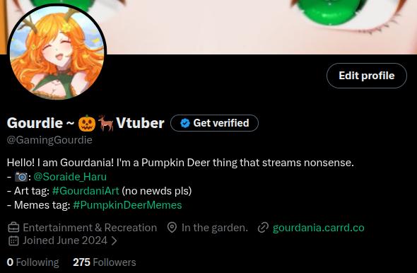 Gourdie ~ 🎃🦌Vtuber tweet media