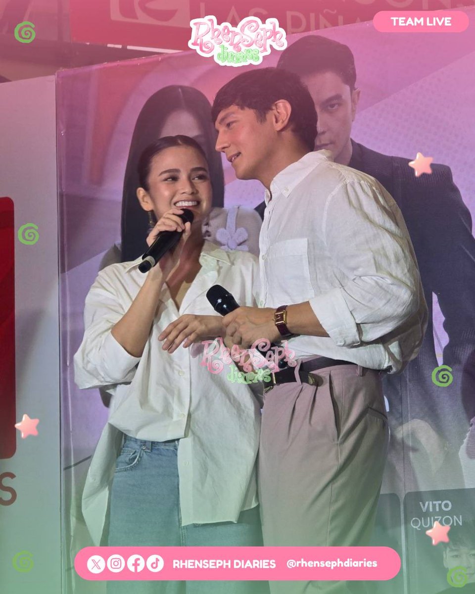RhenSephDiaries's tweet photo. 𝐇𝐎𝐖 𝐅𝐔𝐍 𝐖𝐀𝐒 𝐋𝐀𝐒 𝐏𝐈Ñ𝐀𝐒?!

The even today was full of kilig as our dearest Rhen and Joseph performed for the fans💕 Check out these recap photos of their kilig moments today!

#RhenSephDiaries | #RhenSeph
#RhenEscaño | @realrhen
#JosephMarco | @josephcmarco https://t.co/LMGMtWQ0dy