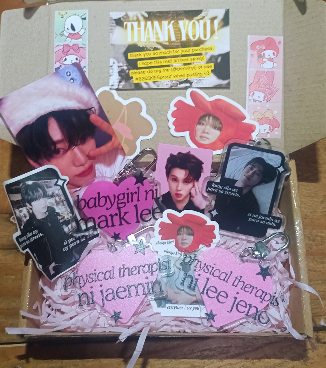 marksue_02's tweet photo. Hiii @drmvinyl thank you so much!!! Ang gulat ko sa Jaemin keyrings 😭🩷 salamat sa buhay mo at sana masaya ka lagi 😌✨
#825SKIESproof https://t.co/s7UCCC6a2w