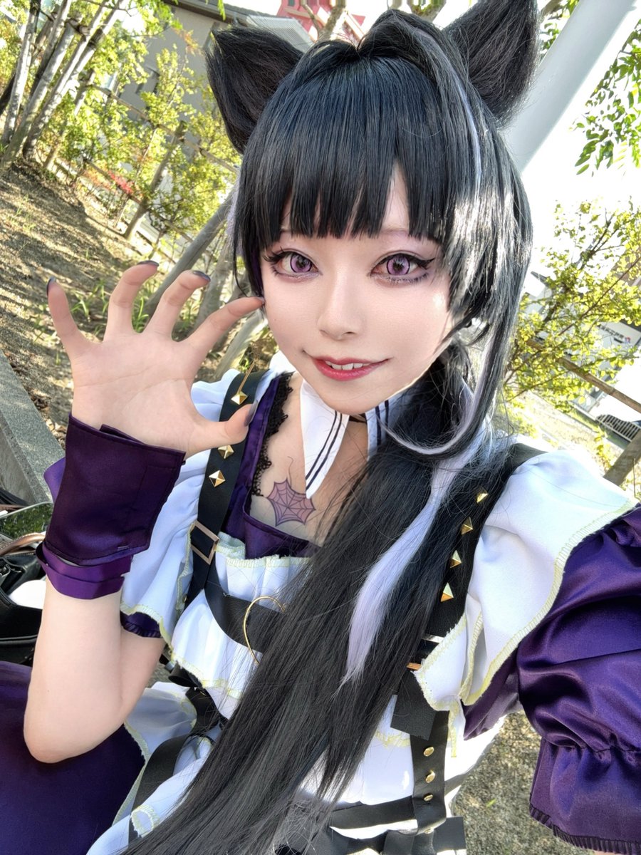 Tea72m's tweet photo. 🌂🕸️💜

#ラブスピ安城 https://t.co/wWrVQUydHT