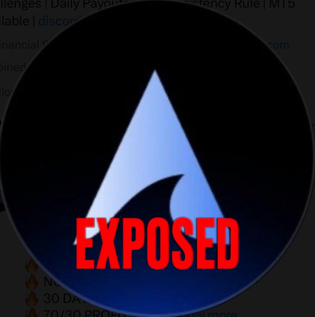 Prop firm Expose 🔱 tweet media