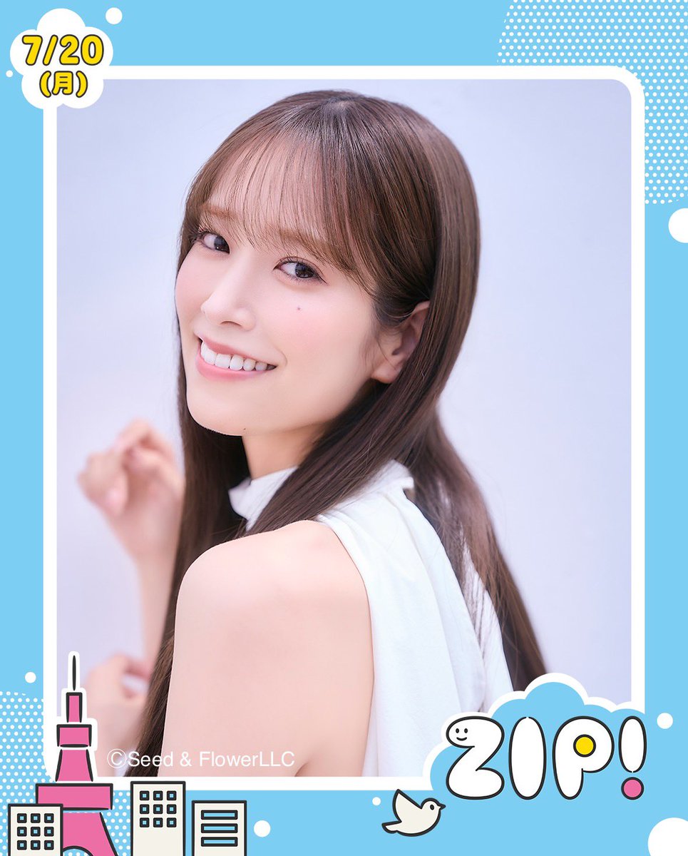 ZIP_TV's tweet photo. ☀️あしたのZIP ! 7/20(月)☁️

8時台のゲスト✨
#佐々木久美 @kumi_staff 

明日よる7時 #ダブルインパクト2026 
漫才＆コント二刀流No.1決定戦🏆
ーーーーーーーーーーーーー
「ZIP!」毎週月～金曜
あさ５：５０～９：００放送
※一部地域をのぞく

#ZIP!🤲🩵 https://t.co/WedTdfj7OD