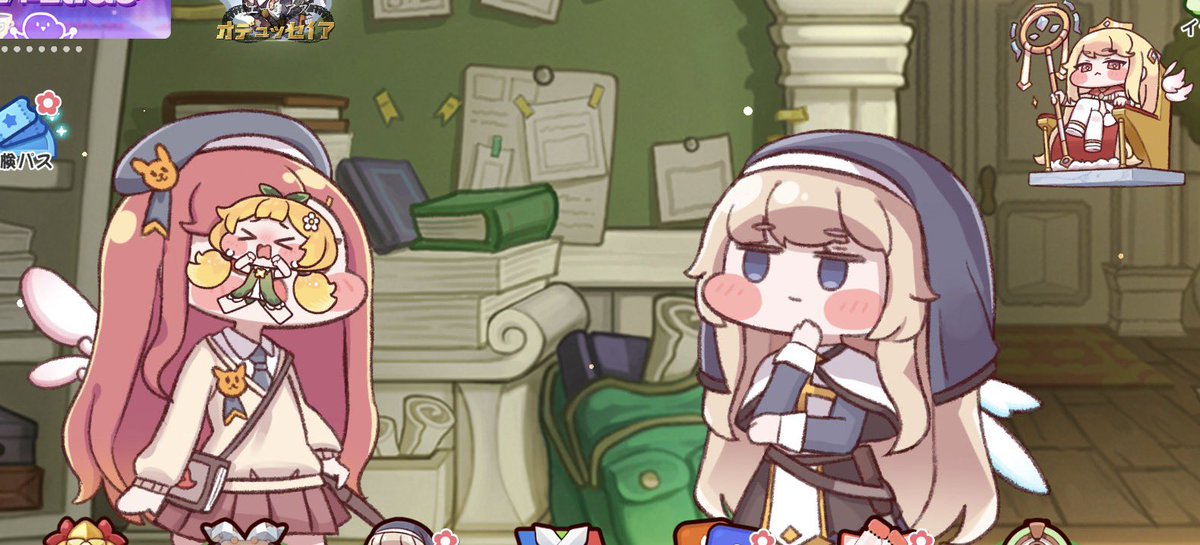 1548_955's tweet photo. ネル 「エシュールさん、顔に…」
エシュール 「え？顔？」 https://t.co/Ob27tEyiGl