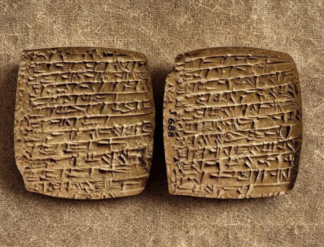 YNHallak's tweet photo. 4,000 years ago, a wife in #Assur and her husband in #Anatolia had a fight about fabric quality. Every reply took six weeks to arrive by #donkey.
Lamassi wove textiles at home and shipped them 1,000 kilometers to her husband Pushu-ken, who sold them in #Kanesh. When he wrote complaining about her fabric, she fired back, demanding to know who in his house dared criticize her work, and reminding him she did her best.
Then her retort was loaded onto a #donkey caravan and walked across mountains for a month and a half.
A full exchange of grievances took three months minimum. Say what you will about #ancient marriage, they were committed to the argument.
Follow Ancient Content for one deeply researched piece of #history like this every day.
CREDIT : We Love #Mesopotamia / Ancient Content