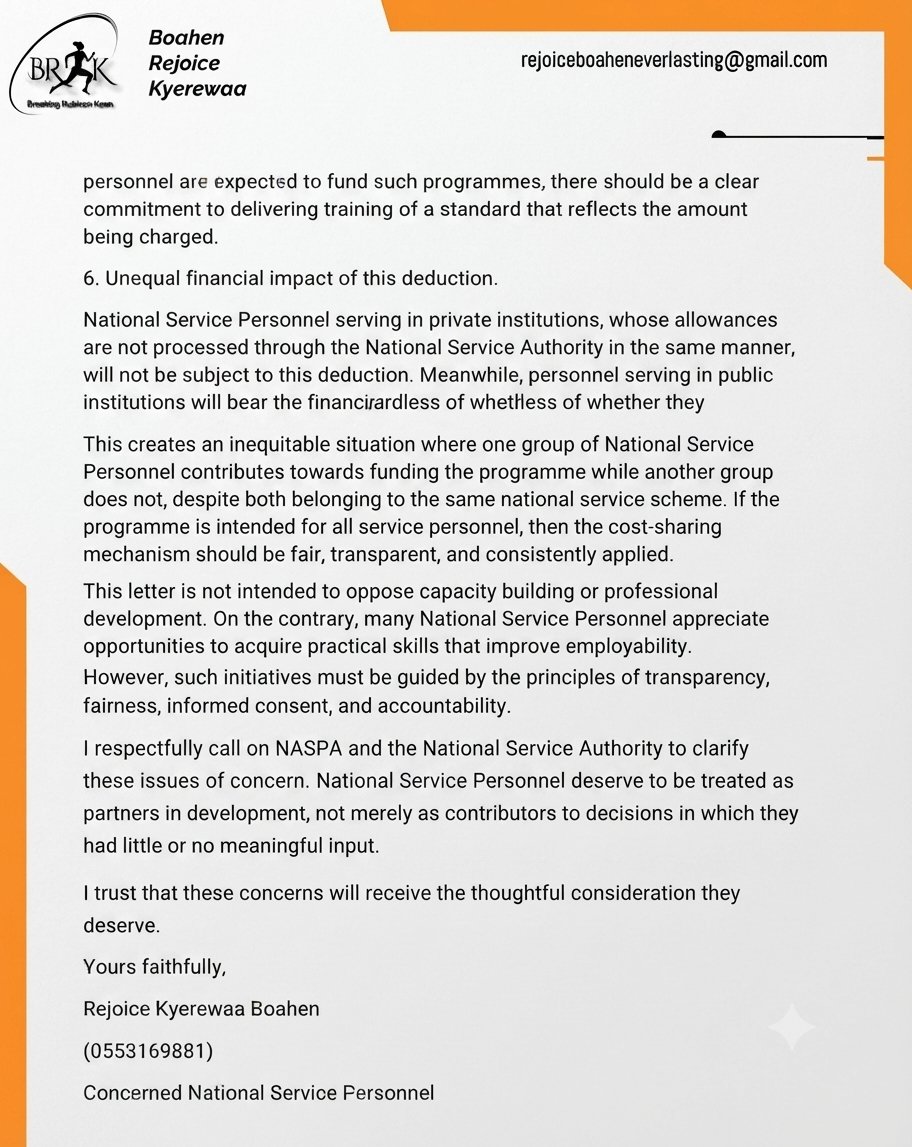 TheLadyRejoice's tweet photo. OPEN LETTER OF CONCERN ON THE NASPA-ZEUS CAPACITY BUILDING PROGRAM AND DEDUCTION 
@_nsagh @naspa_ash_reg https://t.co/XgHRX8lPr2