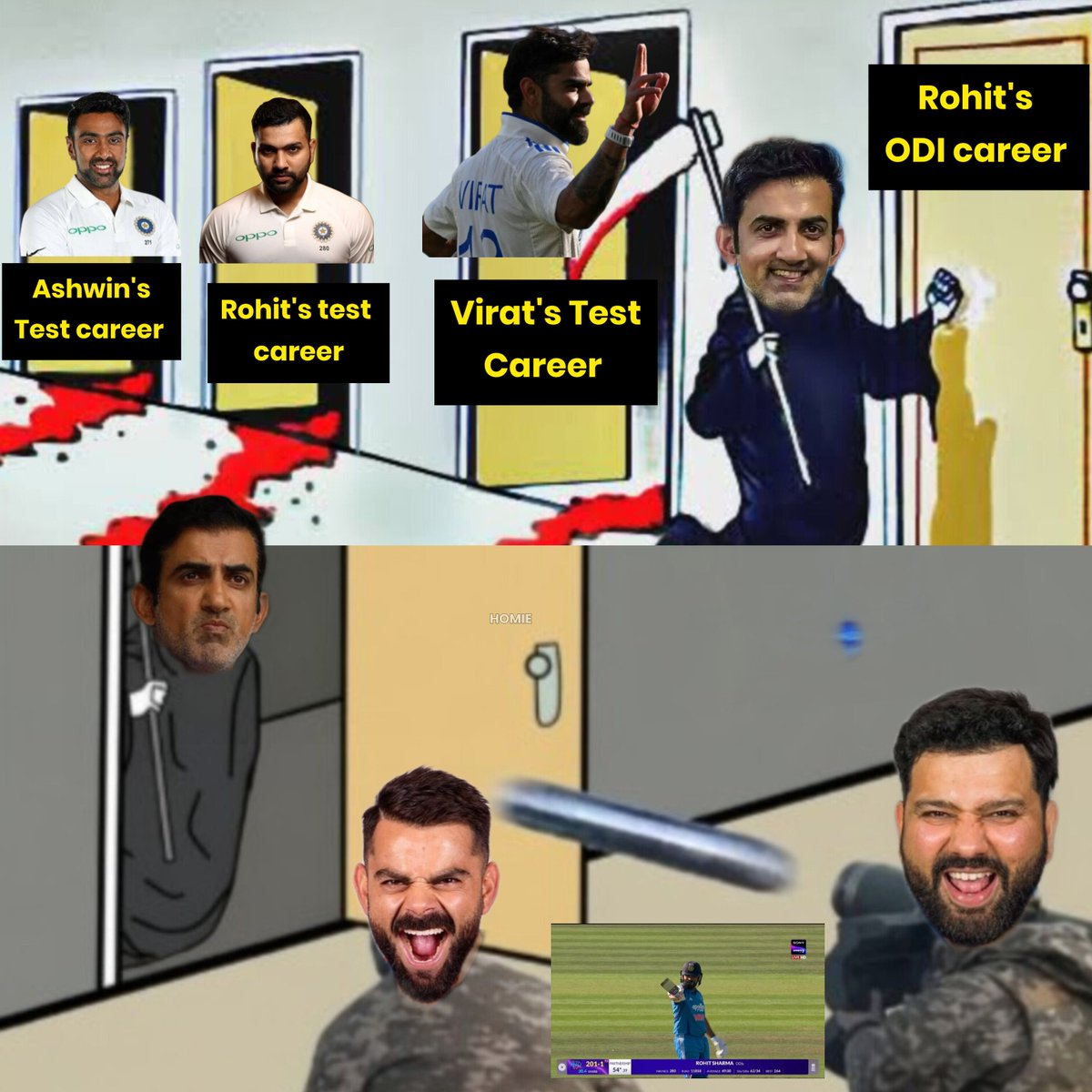 homelander_yyy's tweet photo. Rohit Sharma is fully ready for the ODI World Cup 🗿👏🏻 https://t.co/96PJtkifdF