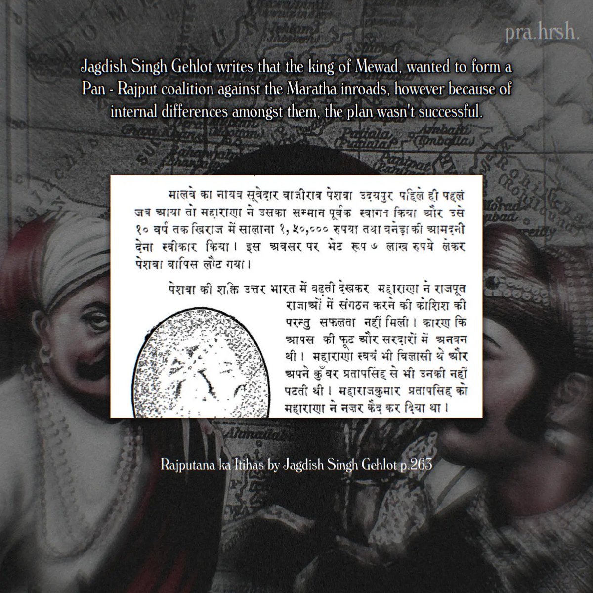 Chattrapati3's tweet photo. History of #Maratha - #Rajput conflicts.
#marathaempire #rajasthan #war #history https://t.co/GCZBI1RXtc