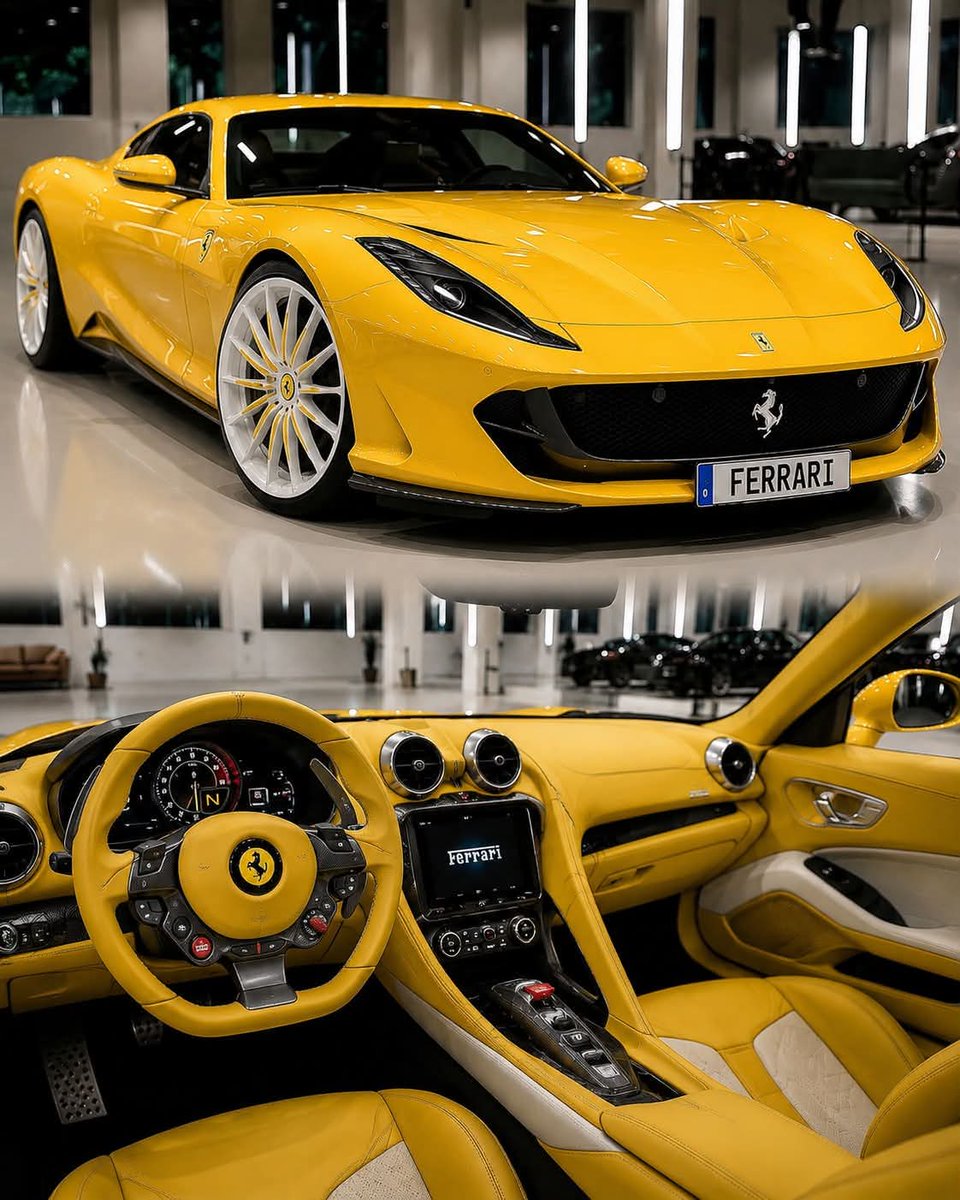 DriveHubyp7's tweet photo. Ferrari 812 Superfast — Yellow Thunder
#Ferrari #YellowFerrari #Supercar https://t.co/EpTKmk6Vtn