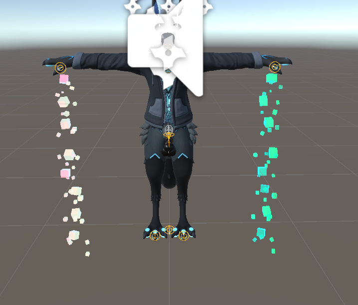 RyanFleck's tweet photo. Added two cube fidgets to Auto's avatar. SO COLORFUUULLLLLLLLLL ^w^ https://t.co/fok0J2MFvs