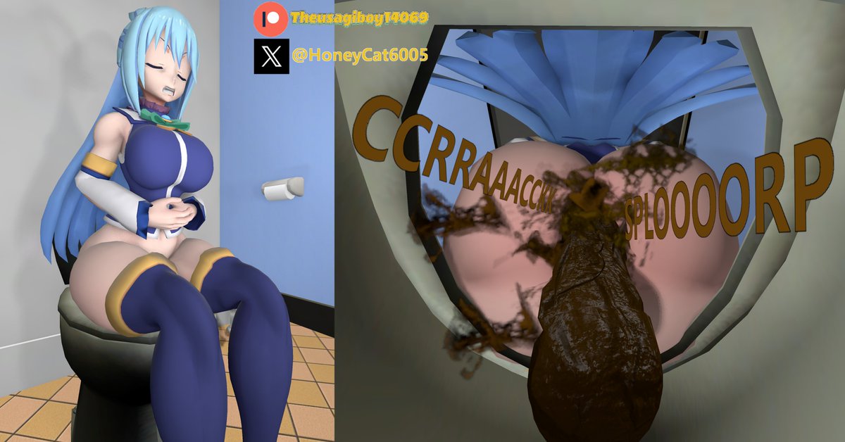 HoneyCat6005's tweet photo. Aqua Pooping. #aqua #konosuba #このすば #nsfw #scat https://t.co/546vF1qmI7