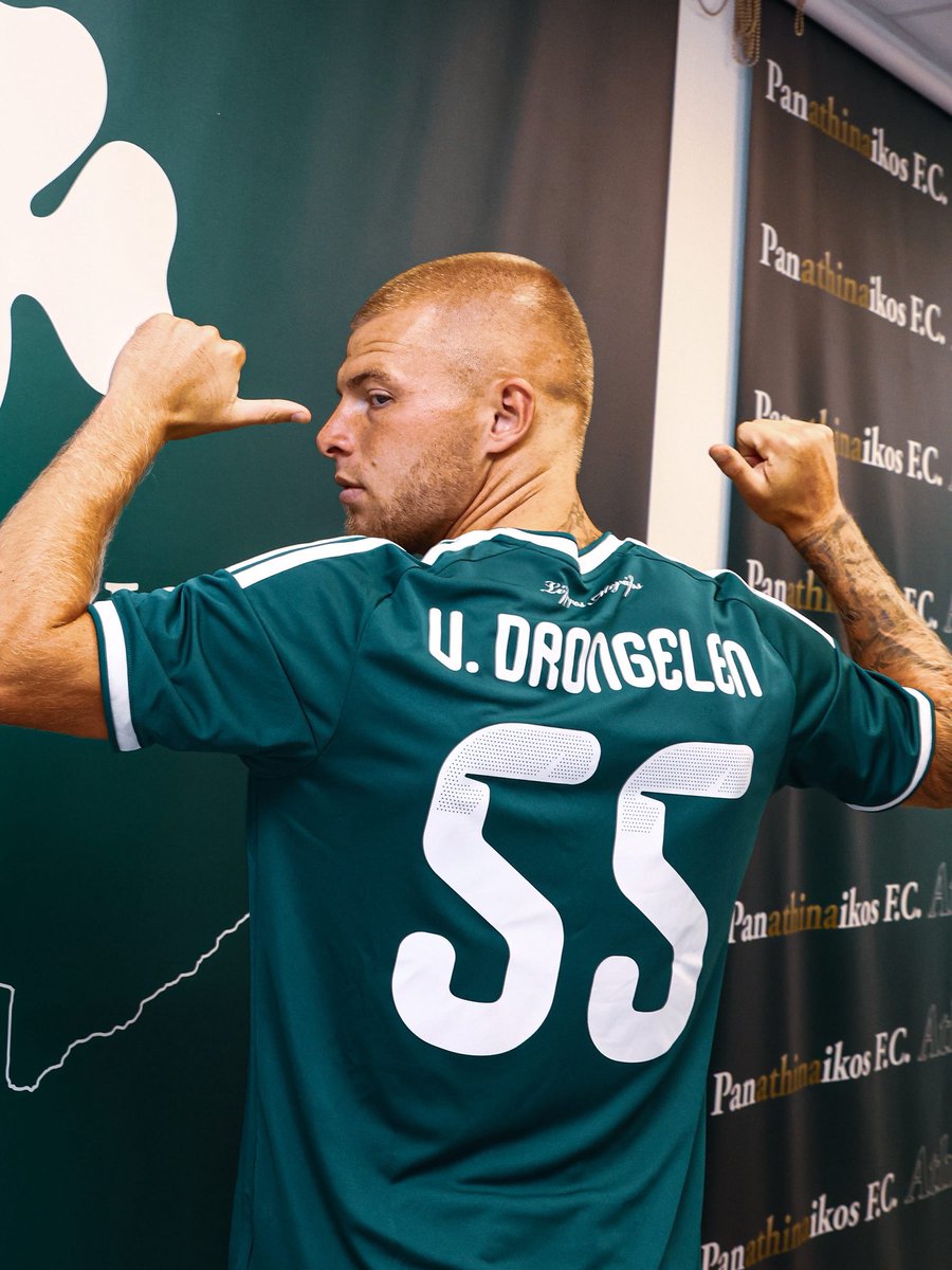 formakultur's tweet photo. Samsunspor’dan Panathinaikos’a transfer olan Hollandalı stoper Rick Van Drongelen yeni takımında Samsun’un plaka kodu olan 55 numaralı formayı giyecek.

☘️ @paofc_ | #RickVanDrongelen https://t.co/uPaeKq7LwS