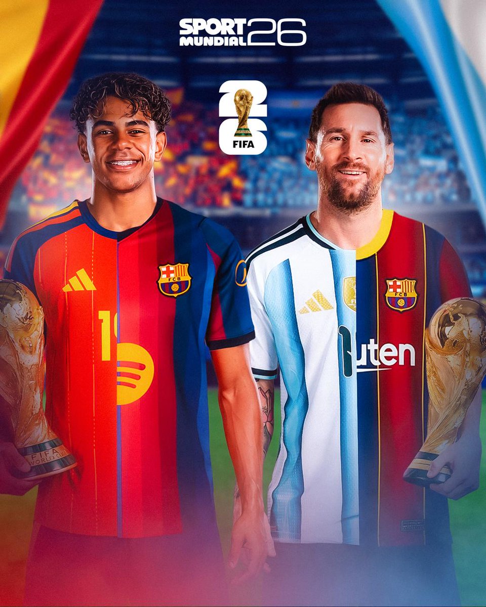 sport's tweet photo. 💔𝐋𝐨𝐬 𝐜𝐮𝐥𝐞́𝐬, 𝐜𝐨𝐧 𝐞𝐥 𝐜𝐨𝐫𝐚𝐳𝐨́𝐧 𝐝𝐢𝐯𝐢𝐝𝐢𝐝𝐨 💔

🟦🟥Lamine o Messi: ¿A quién quieres ver Campeón del Mundo esta noche? https://t.co/NN233hWc4o