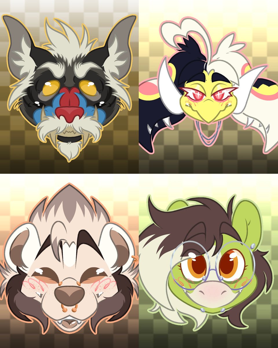 Pikaziet's tweet photo. I hate french's post office and I need to raise between 90 and 100E for this week -ouin-.

Anyone want a little symetrical headshot like this for 15E? Order 2 and get +1 free :333. https://t.co/yojA7YkBlB