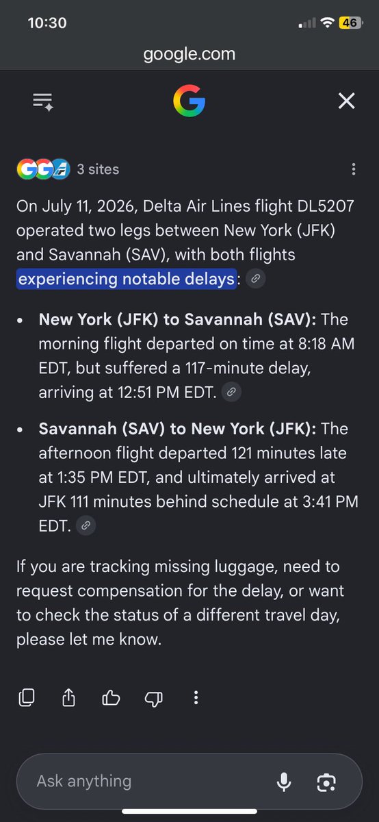 ltlmscantbwrong's tweet photo. My first mistake was booking a ticket on @Delta. Landed  at SAV &amp; sat on the tarmac; and sat and sat! Sat for TWO HRS on the tarmac when they could have just brought us to a hard stand &amp; used stairs. I watched at least three flts get to gates who landed after us #DoBetterDelta https://t.co/3nfOmKXke3