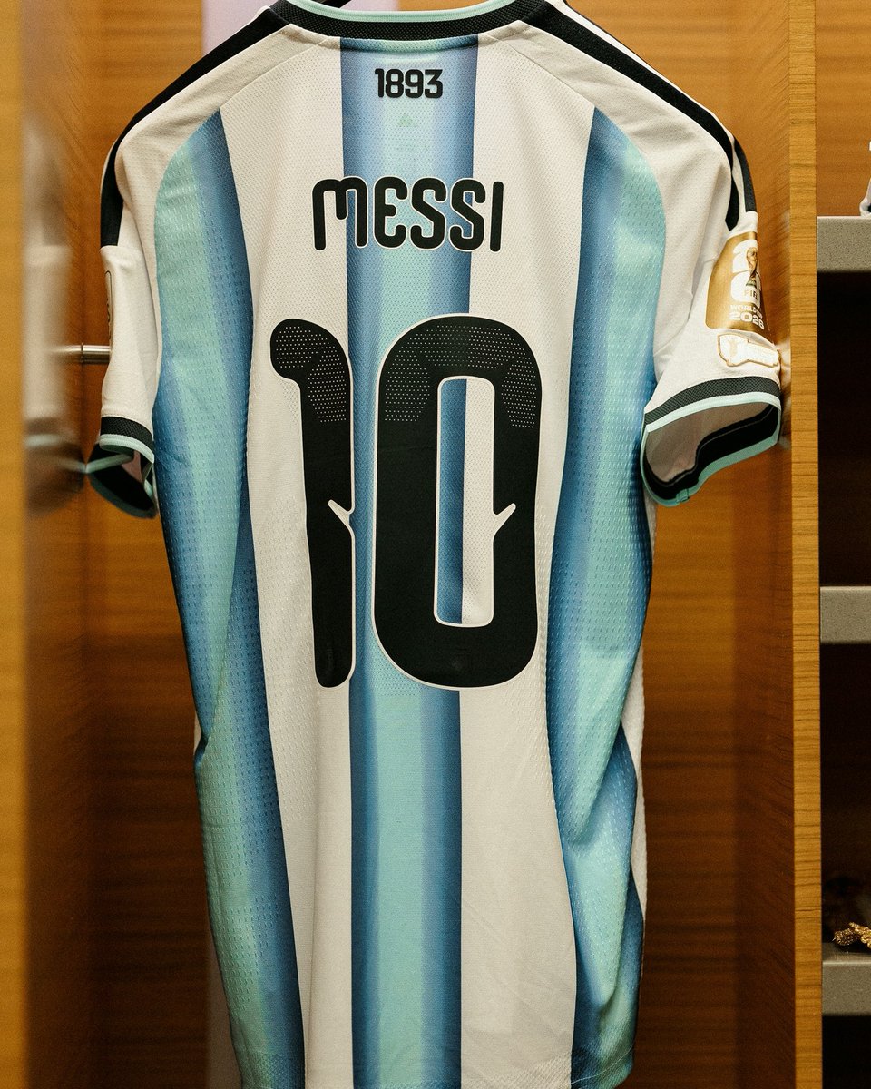 AFASeleccionEN's tweet photo. This jersey is ready for another final 🇦🇷🏆 https://t.co/g9wrh4NOQk