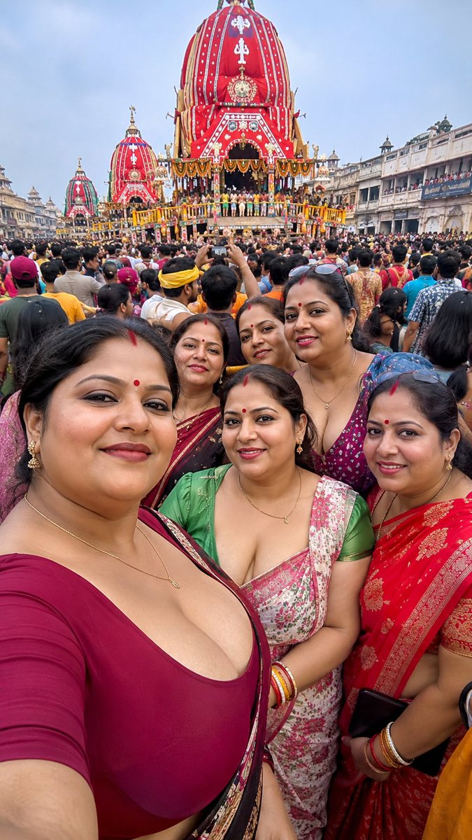 Anangamoha31253's tweet photo. Puri Ratha yatra rush beautiful ladies to darsan to jay Jagannath #rathayatra #BeautifulModel #jayjagannath https://t.co/e6mfzexczX