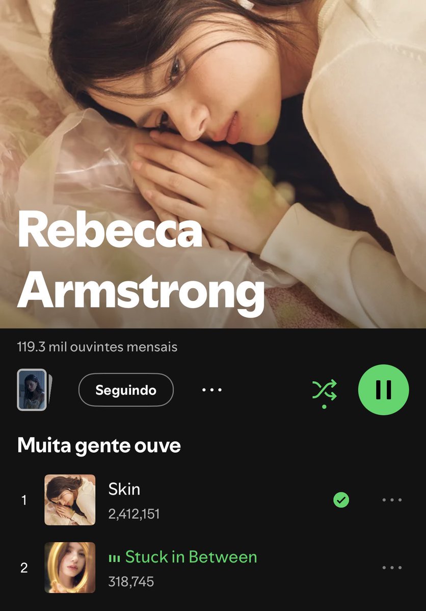 engagementbecky's tweet photo. 🎧 Stuck in Between - Rebecca Armstrong 

Sporify Ouvintes Mensais: 119,3mil 
Spotify streams: 318,745mil 
YouTube Lyric video: 255mil views 

[ 📺 ] MV YouTube 
🔗 https://t.co/oa0j59gbXt

[🎧] Todas as plataformas 
🔗 https://t.co/gkCqaAL5An 

#StuckinbetweenRebeccaArmstrong 
#beckysangels #BeckyArmstrong
#BeckyEntertainment