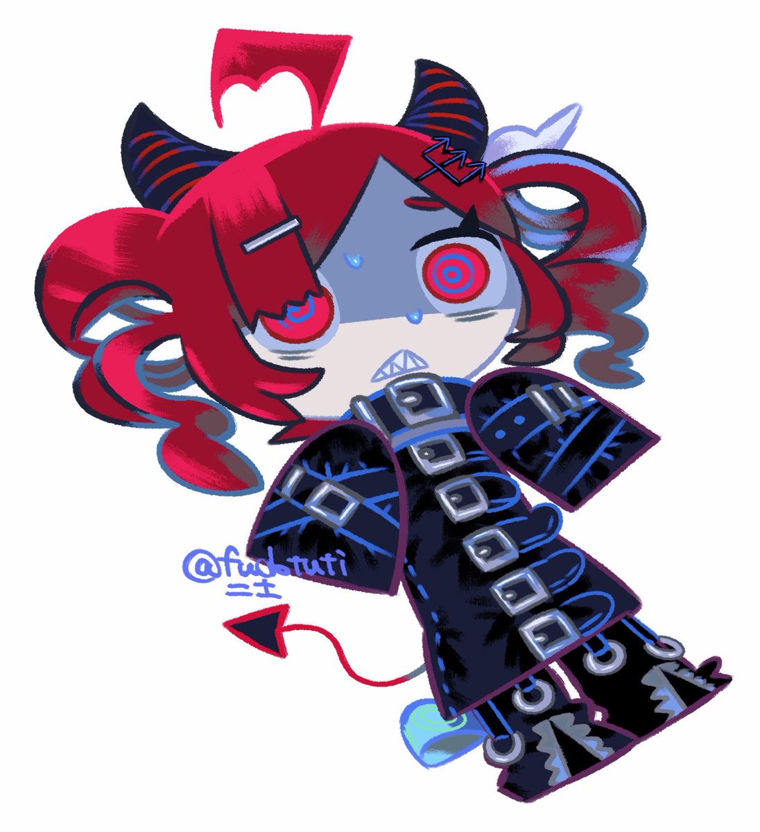 fudotuti's tweet photo. #VocaRelayArt #VocaRelay2026
悪魔なテトと天使なミクです https://t.co/2ntY4Nds7D