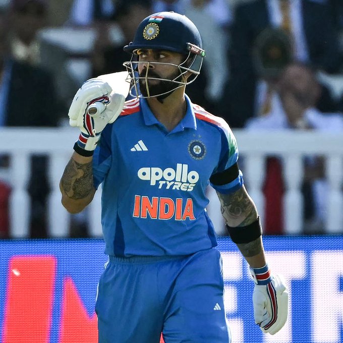 Fifty for Kohli, too!   No celebrations from the King but the fans at Lord's are going berserk 🔥