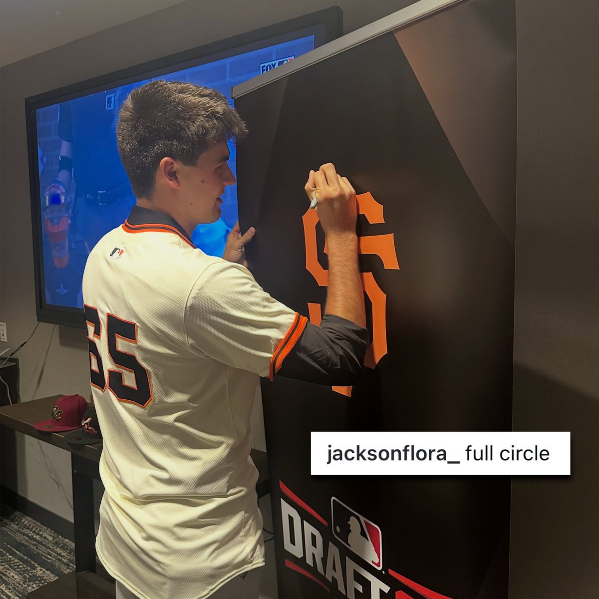 SFGiants's tweet photo. 🥹🥹🥹 @jackflora05 https://t.co/rYFVTygZux
