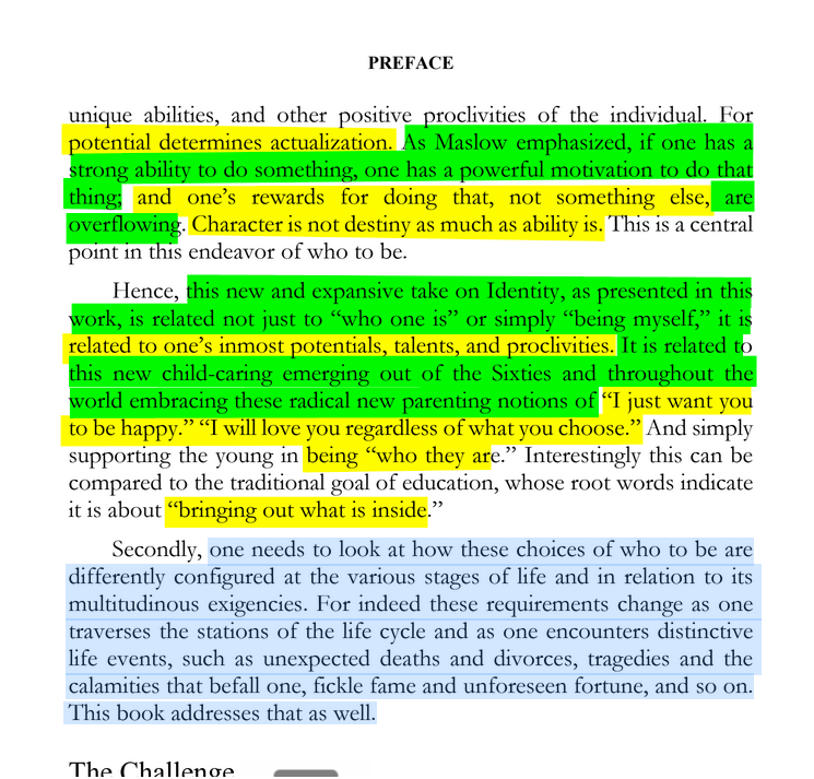 sillymickel's tweet photo. *Who To Be: Identity, Authenticity, and Crisis* (2020) by Michael Adzema. PREFACE, p. xviii

🧵Click panel below for Thread, complete book

or, for kindle: https://t.co/OQwpuHKYsU

🧵👇 💡📚💙 #WTB ? #WhoToBe ? #WTBPREFACE📖 #TruthWarriors ❕ #psychology ☮️#identity #anthropology🐵 #devolution🐵 #Patriarchy 🧟‍♂️ #Civilization 🧟‍♂️ #birth 🐉 #Primal ☮️ #psychohistory ☮️ #Consciousness 💡 #Culture 🧟‍♂️ #perinatal 🐉 #RainbowWarriors 🦋 #NoKings 🚫👑