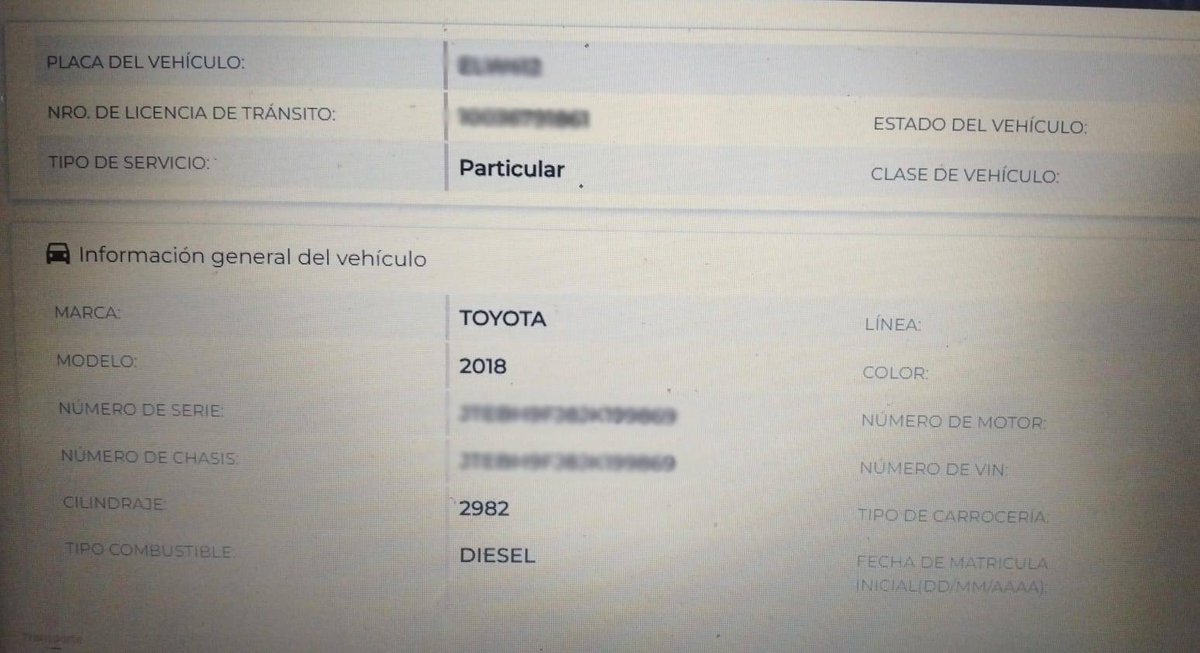 NoticiasRCN's tweet photo. #ATENCIÓN | Sindicato de la UNP denuncia que a Beto Coral le fue asignado un esquema de seguridad de la UNP de forma 'express' sin que hasta ahora se conozca la resolución con el estudio de riesgo por el que tienen que pasar todos los protegidos. Esta es la camioneta que le fue asignada al activista que llegó a Colombia el jueves deportado desde Estados Unidos. Franklin Alberto Coral renunció a su solicitud y proceso de asilo ⬇️