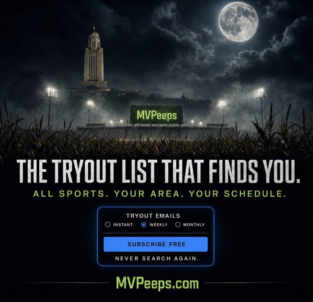 jhamik's tweet photo. The tryout list that finds you.

https://t.co/ctIUqZw0BZ

#Lincoln #nebraska  #july19 #july20 https://t.co/lnJfpNz3JO