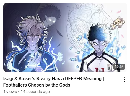 Streplic's tweet photo. I just posted my best video about Isagi’s rivalry with Kaiser

And how they are the two who will be chosen by the footballing gods

I deeply appreciate everyone who supports my video: https://t.co/mEgZUlR53n https://t.co/sHcJ804mze