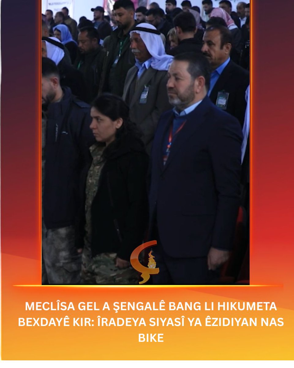 tv_cira's tweet photo. MECLÎSA GEL A ŞENGALÊ BANG LI HIKUMETA BEXDAYÊ KIR ÎRADEYA SIYASÎ YA ÊZIDIYAN NAS BIKE https://t.co/uXYCiQZhW9