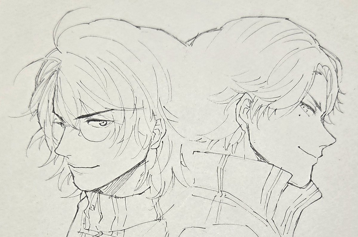 stardust_mai's tweet photo. 気持ちが浮わついて寝れないので超久々にらくがきした
ティザーの不敵な笑み、とても好きです https://t.co/LqZuYWneKL