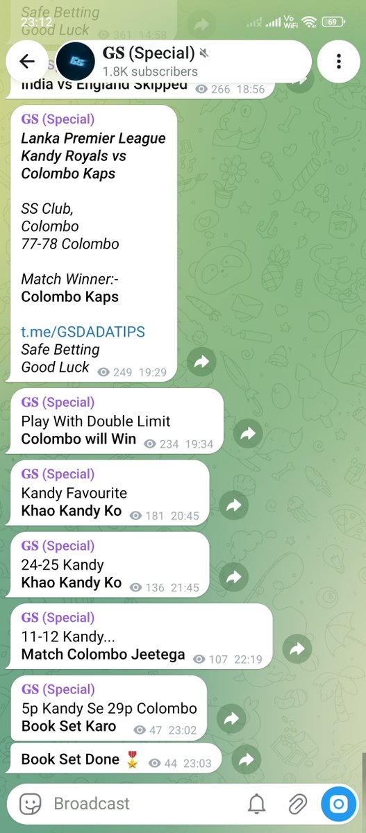gsdadatips's tweet photo. Lanka Premier League

Ultra Jackpot

#KRvCK #KRvsCK #CKvKR #CKvsKR #KandyRoyals #ColomboKaps
#KR #CK
#LankaPremierLeague #LPL #T20 #LPL6 #LPLt20 #LPL2026 #LPLBet #LPLBetting #LPLJackpot #LPLfixing #LPLgambling #Jackpot
#IPL #MLC #BPL #T20Blast #CPL #BBL #SA20 #ILT20 #PSL #The100 https://t.co/zUqsLj5Rlx