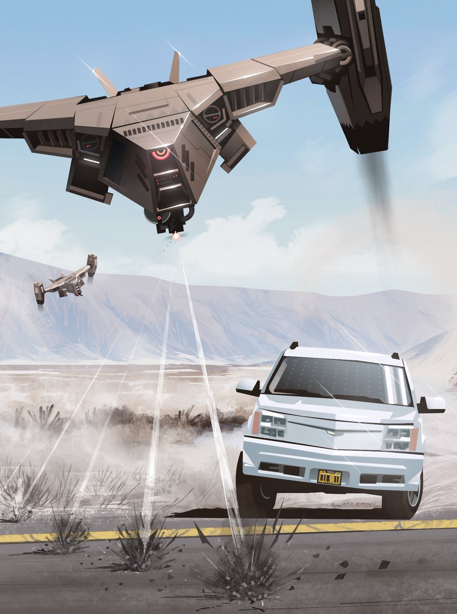 apron555's tweet photo. OUTLAW

It takes a special kind of person to attract this kind of attention.

#scifi #landscape #drone #desert #drawing https://t.co/lMwtsh7VBz