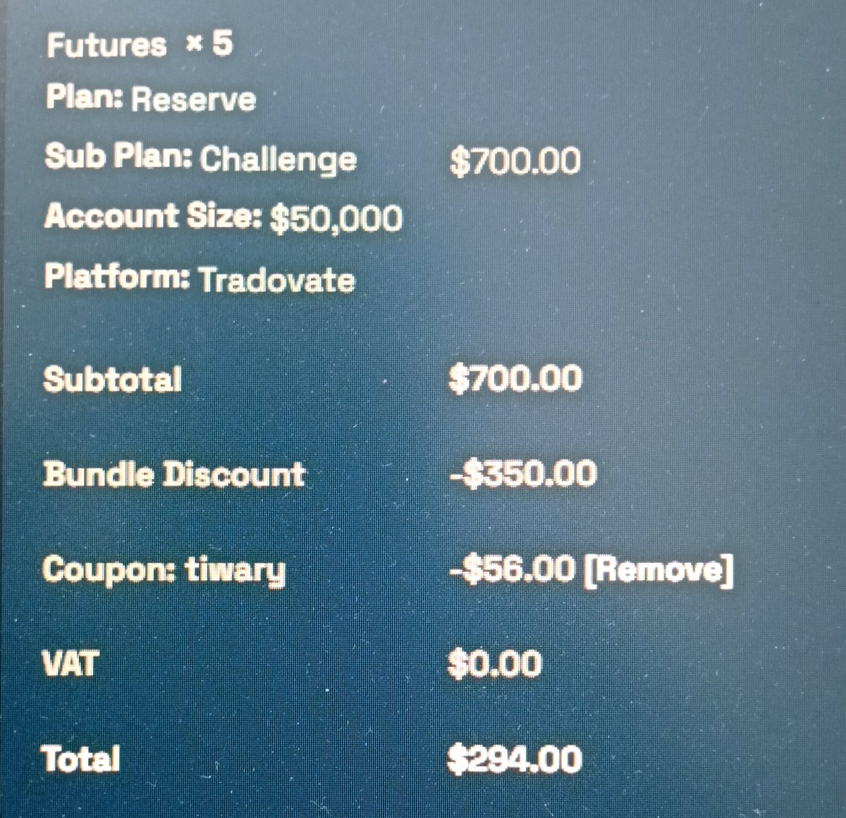 tradepricee's tweet photo. Starting to document my journey
Loaded 5* 50k reserve blue gardian account
Using code TIWARY @Shubhankan007  bro wish me luck https://t.co/eXndyvvKTd