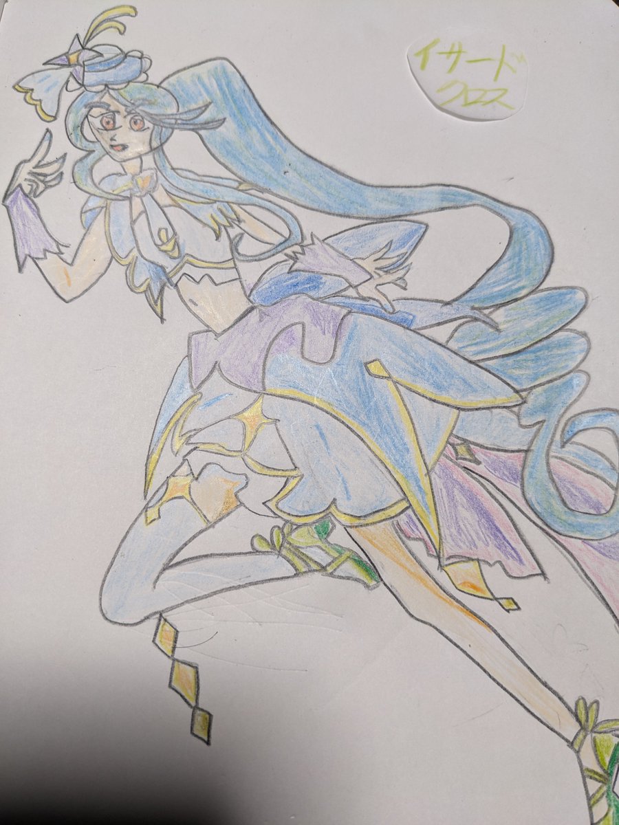 イサード・クロス　鉛筆描き tweet media