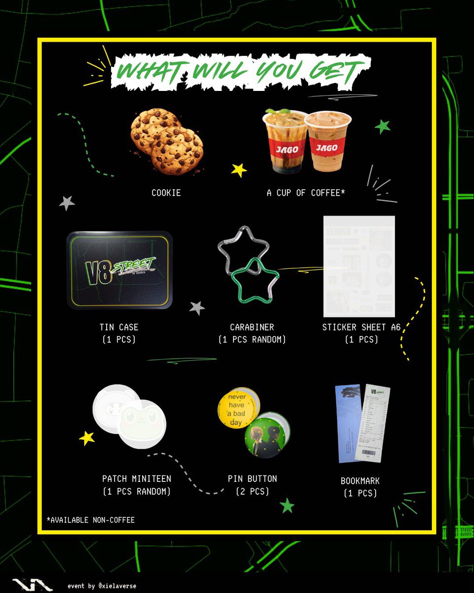 shuaashoot's tweet photo. [MEDIA PATNER]

V8 Street in Jakarta ⭐
— by @xielaverse

Ready to hit the street? ⚡
Let's celebrate Vernon & The8's unit debut together!
📆 Sunday, August 2, 2026
📍 Taman Bendera Pusaka, South Jakarta

RSVP is still OPEN!
📎 https://t.co/FMicswPyOv

#V8Street #SingASongOnTheStreet